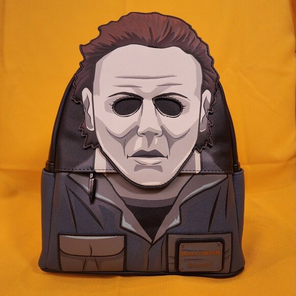 Loungefly Halloween Michael Myers Mask Cosplay Glow in the Dark Mini Backpack main image 7
